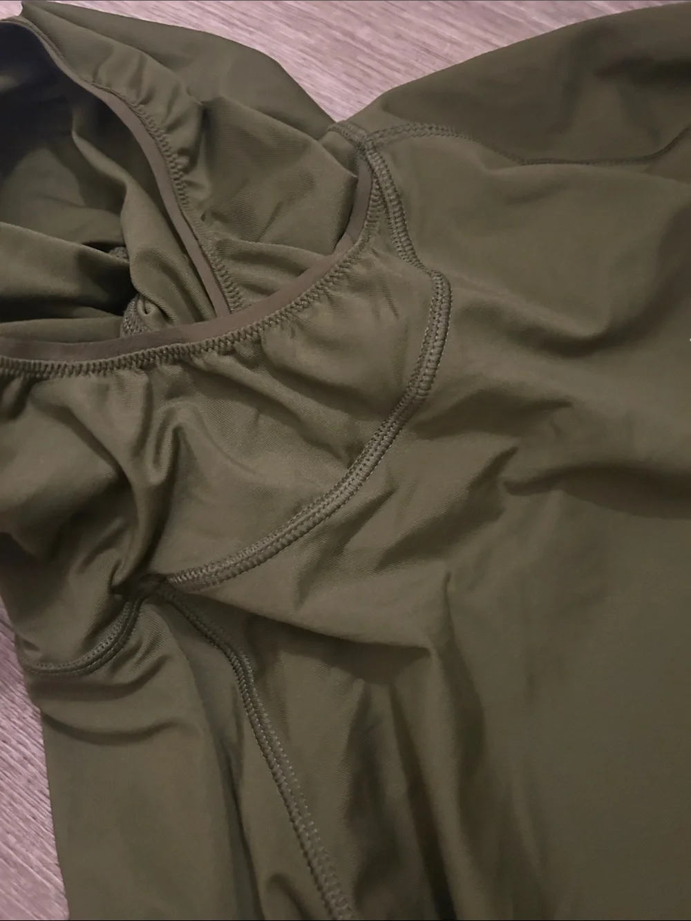 The North Face Olive Performance Hooded Pullover